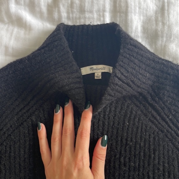 Black Madewell Mockneck Sweater - Picture 2 of 4